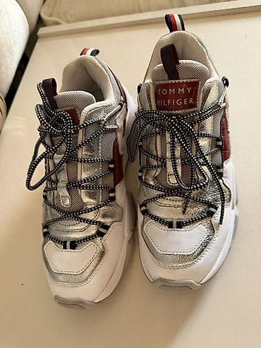 Şəxsi əşyalar: Tommy Hilfiger qadın idman ayaqqabısı - Model: chunky/snickers tipli — 3