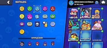 metal türbalar: Brawl Stars hesabı – yüksək səviyyəli profil - Kupa Yolu: 28,862 - — 7