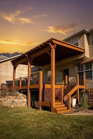 kombi kreditle: Məhsul: Taxta veranda/pergola və eyvan sistemləri Təsvir: - Yaşayış — 1