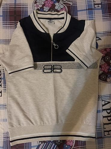 şort: Futbolka, Balenciaga, L, rəng - Boz — 1