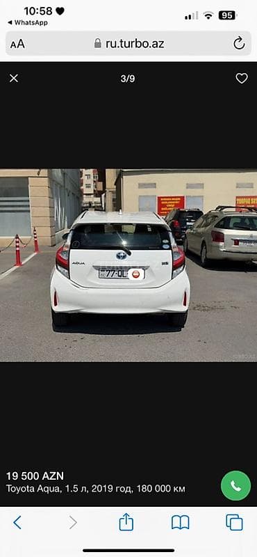 tank pro 3: Toyota Aqua: 1.5 l | 2019 il Hetçbek — 10