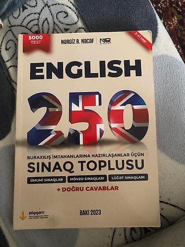 kitab test: Məhsul: “English 250 – Buraxılış imtahanlarına hazırlaşanlar üçün — 1