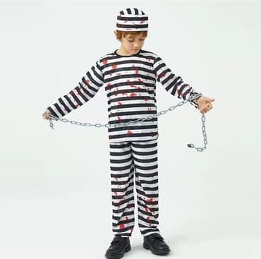 əsgər qiz usaq ucun esger paltari: Qorxulu geyim Dustaq kostyumu Diqqət Çatdırılma bir gün ərzində — 1