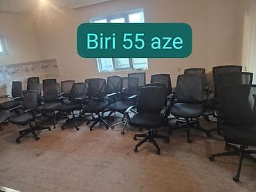 stul: Ofis kireslolari setqali cox sayda ideal vəziyyətdə qiymət 55 manat — 1