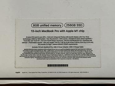 redim 13: İşlənmiş Apple MacBook, 13.3 ", Apple M1, 256 GB, Pulsuz çatdırılma — 5