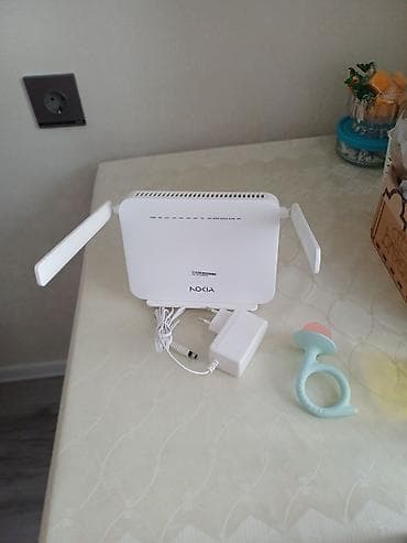 komputer setup: Nokia Wi‑Fi router - Rəng: ağ - İki xarici antena – siqnalın daha — 3