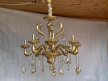 samdanlar ve saat: Çılçıraq, 8 lampa, Metal — 8
