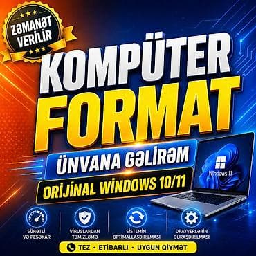 internet iş: Peşəkar proqramçı tərəfindən kompüterlərin zəmanətlə format olunması — 1