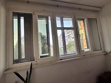 pano: PVC plastik pəncərə bloku - Material: ağ rəngli PVC profil, ikiqat — 3