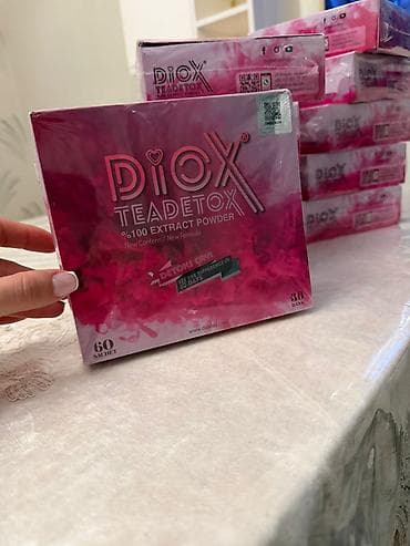 arıqlamaq: Məhsul: DiOX Teadetox – 100% Extract Powder Xüsusiyyətlər: - Yeni — 1