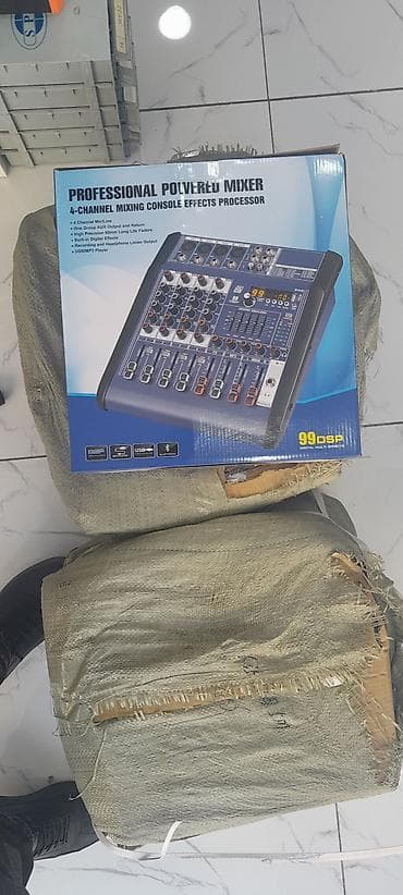 pa3x pro: Peşəkar Powered Mixer – 4 kanallı mikser və effekt prosessoru — 1