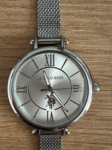 Бижутерия: Б/у, Наручные часы, цвет - Серебристый — 3