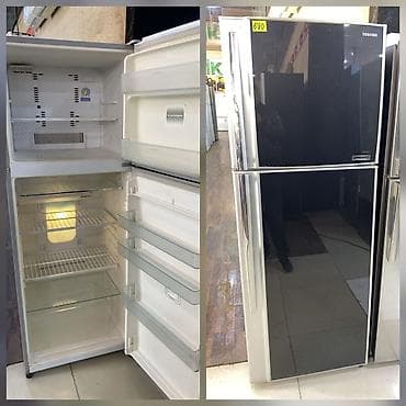 2 qapılı Toshiba Soyuducu Satılır, rəng - Qara — 1