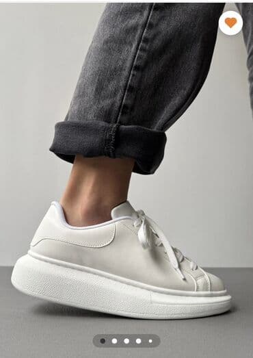 кросовки: Размер: 37, цвет - Белый, Новый — 1