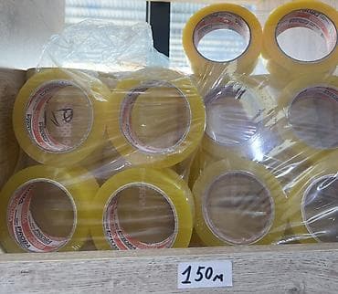 ev eşalari: 2.50 azn Şəffaf yapışqan lent 150 mtr– qablaşdırma və bərkidilmə — 1