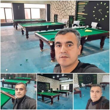 Bilyard stollarinin qurawdrilmasi parcalarin tezesi ile evez