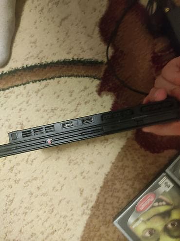işlənmiş playstation: PlayStation 2 (Slim) oyun konsolu dəsti - Model: PS2 Slim (SCPH — 4