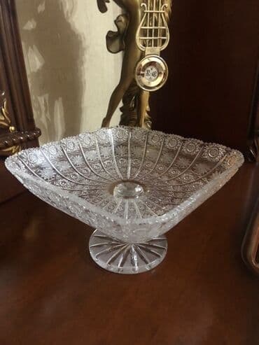 qend qablari: Çexiya istehsalı Bogema Tom Kristal qab dəsti - 4 hissədən ibarət — 2