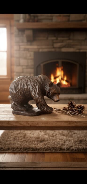 Fiqur, Taxta, rəng - Qəhvəyi