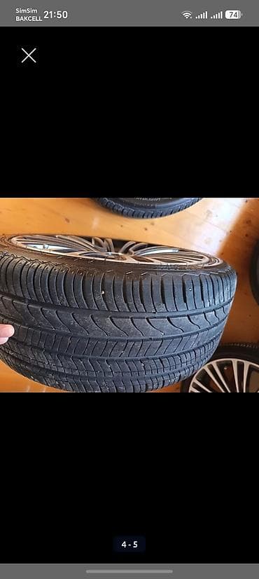 авто фольксваген: Kia orijinal yüngül lehimli disk dəsti - Miqdar: 4 ədəd - Ölçü: 18" — 6
