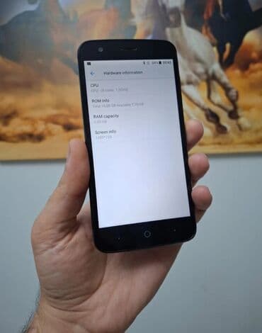 10 lite: ZTE Blade V8 Lite, 16 GB, rəng - Göy, Barmaq izi — 3