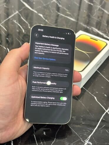 Mətbəx texnikası: IPhone 14 Pro, 128 GB, Qızılı, Simsiz şarj, Face ID — 10