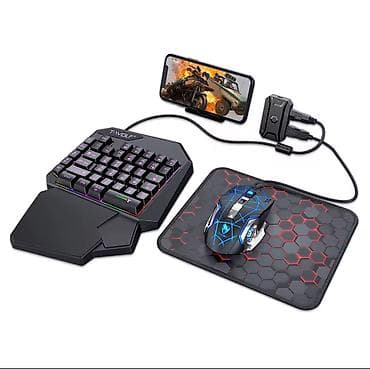 3 birinde printer: Mobil Oyun Klaviatura/Siçan Dəsti + Konverter+Cihaz holderi+Siçan — 3
