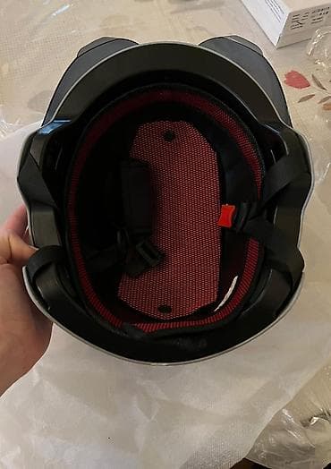 112 mator: Skuter/velosiped üçün qoruyucu dəbilqə - Rəng: boz mat - Tip: yarım — 2