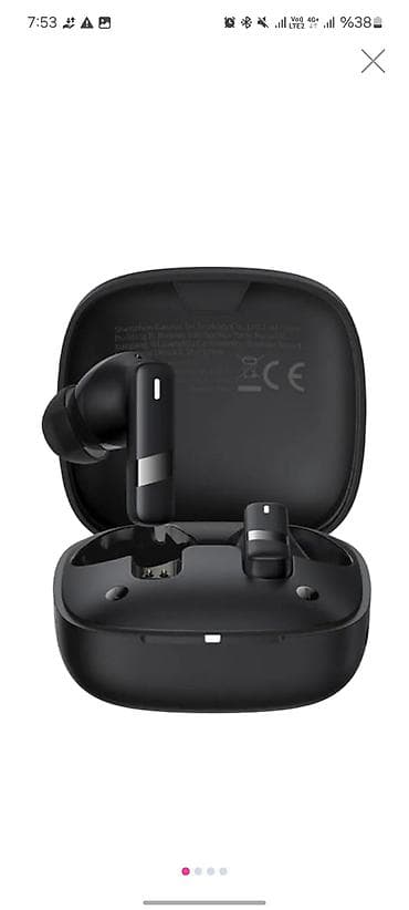 samsung buds 3 pro: Simsiz (Bluetooth) Qulaqcıqlar, Baseus, rəng - Qara — 1