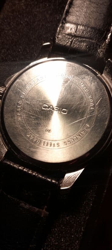 Ювелирные изделия: Б/у, Наручные часы, Casio, цвет - Серебристый — 3