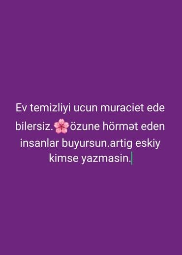 qapi ve pencere: Təmizlik | Mənzillər, Evlər | Ümumi təmizlik — 1