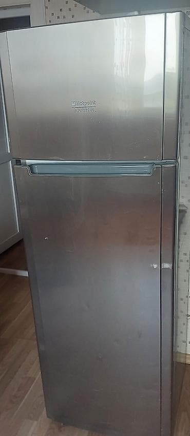 m tech computers: 2 qapılı Hotpoint Ariston Soyuducu Satılır, rəng - Gümüşü — 1