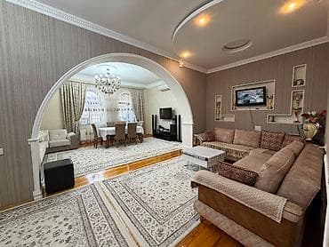 ev satilir type 1: Qaraçuxur qəs. 5 otaqlı, 201 kv. m, Kredit yoxdur, Yeni təmirli — 2