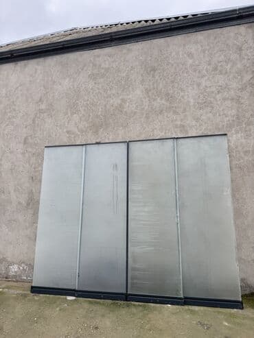 Оборудование для магазинов: Şüşə vitraj panel dəsti - 4 bölmədən ibarət iri ölçülü şüşə — 2