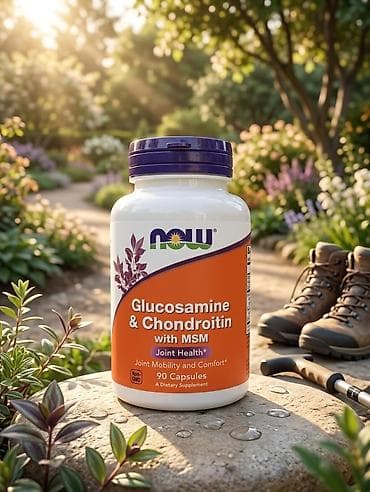 🇺🇸 ABŞ istehsalı – NOW Foods Glucosamine, Chondroitin & MSM 🦴🦵💊