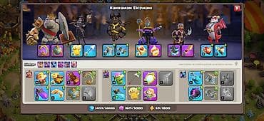 Clash of Clans hesabı – inkişaf etmiş baza və güclü qəhrəmanlar - — 3