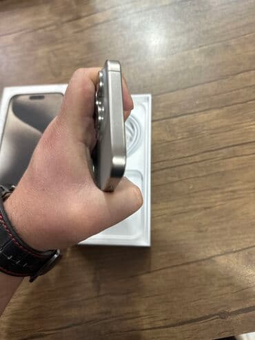 15 pro max 512 qiymeti: IPhone 15 Pro Max, 256 GB, Natural Titanium, Zəmanət — 7