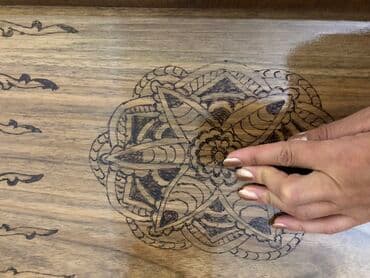 nerd taxtasi: Nərdi oynamağı sevənlər üçün hədiyyəlik Əl işi olan, üzərində oyma — 7