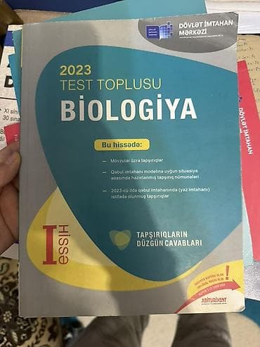 10 cu sinif kitabları: Məktəb dərslikləri və hazırlıq vəsaitləri dəsti Tərkib: - Biologiya — 7