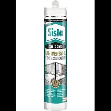 Sista Silicone Universal – 100% silikon, şəffaf - Peşəkar keyfiyyətdə — 1