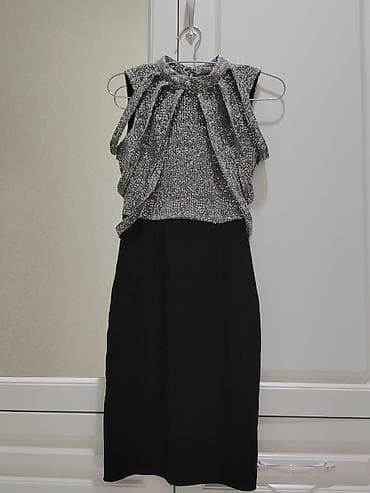 vecerni donlar: Qadın geyimi – şıq gecə/ziyafət donu - Model: iki hissəli görünüşlü — 3