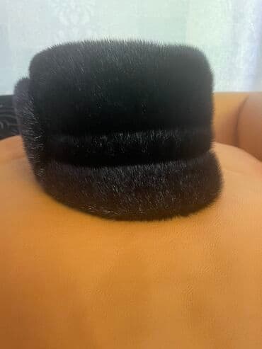 kişilər ucun papaq və şarf dəstləri: Papaq, One size, rəng - Qara — 1