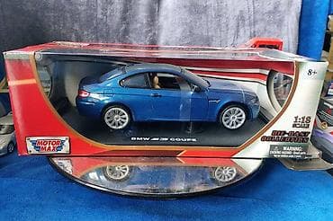 Коллекционная модель BMW M3 E92 Coupe blue metallic 2007 MotorMax