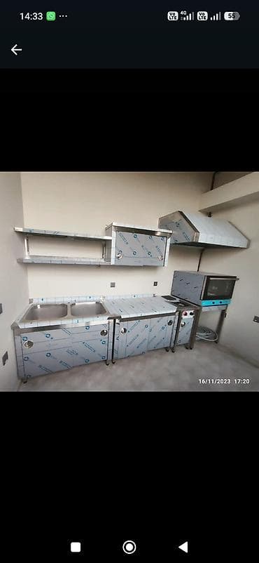 Peşəkar paslanmaz polad mətbəx avadanlıqları və layihələndirmə xidməti