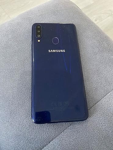 Elektronika: Samsung Galaxy A20s, 32 GB, rəng - Göy, İki sim kartlı, Barmaq izi, Zəmanət — 4