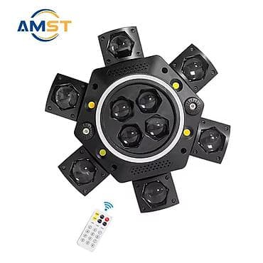 lazer bosch: 6-Gözlü Peşəkar Səhnə İşığı (Bee Eye) Həm lazer, həm də rəngli LED — 9