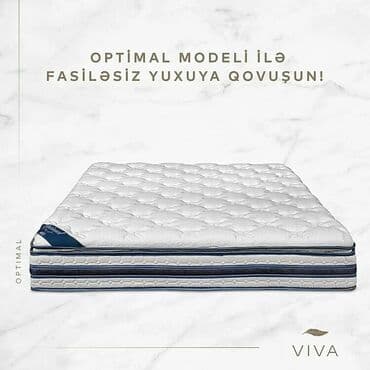 hesir xalca: Viva Optimal tam ortopedik döşək, Hündürlük 27 sm, yay qış modelidir — 1