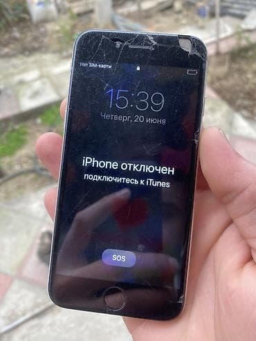 aplle 6: IPhone 6, 32 ГБ, Space Gray, Битый — 2