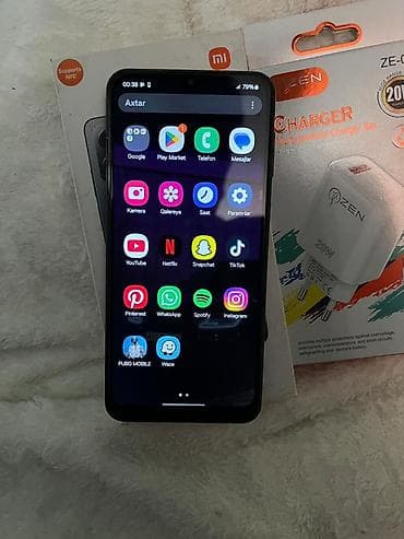 iphone 15 qara: Samsung Galaxy A23 5G, 64 GB, rəng - Qara, Sensor, Barmaq izi, Face ID — 10