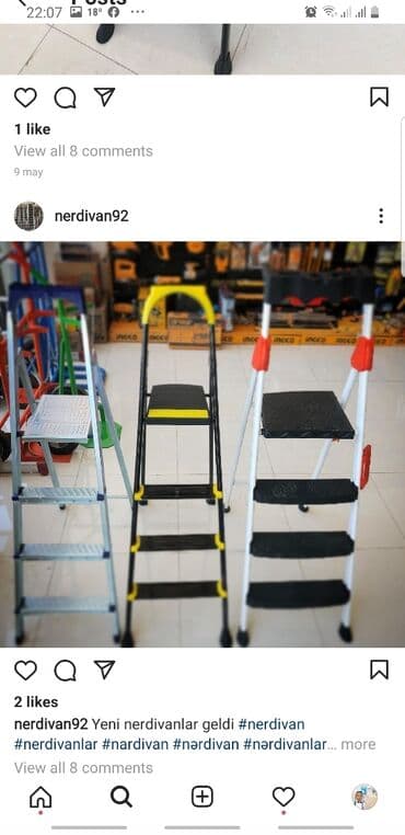 Profillər, şvellerlər: İQQƏT: Mağaza deyil.Anbar şirkət satışıdır.Hər çeşiddə Nərdivanların — 9